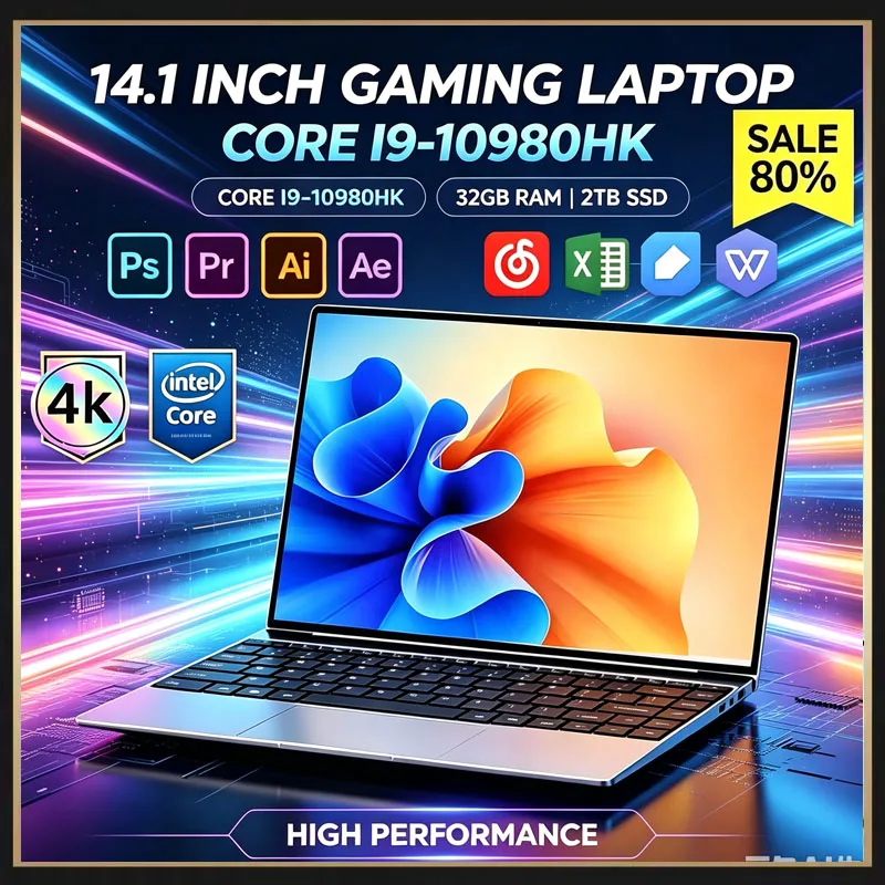 M.2 Ssd - Ultra İnce 14.1 Dizüstü Bilgisayar, Intel