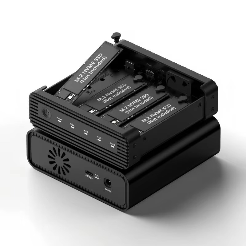 Nvme Ssd - Alüminyum M2 4 Bölmeli USB4 Harici