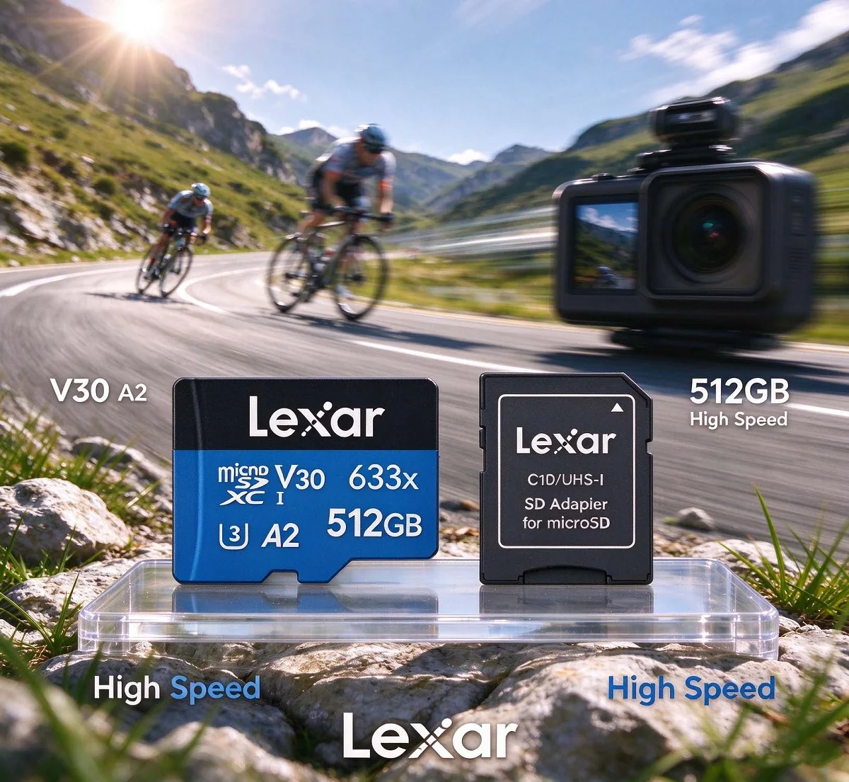 Memory Card Ssd - Lexar BLUE Serisi 633x Yüksek Hızlı